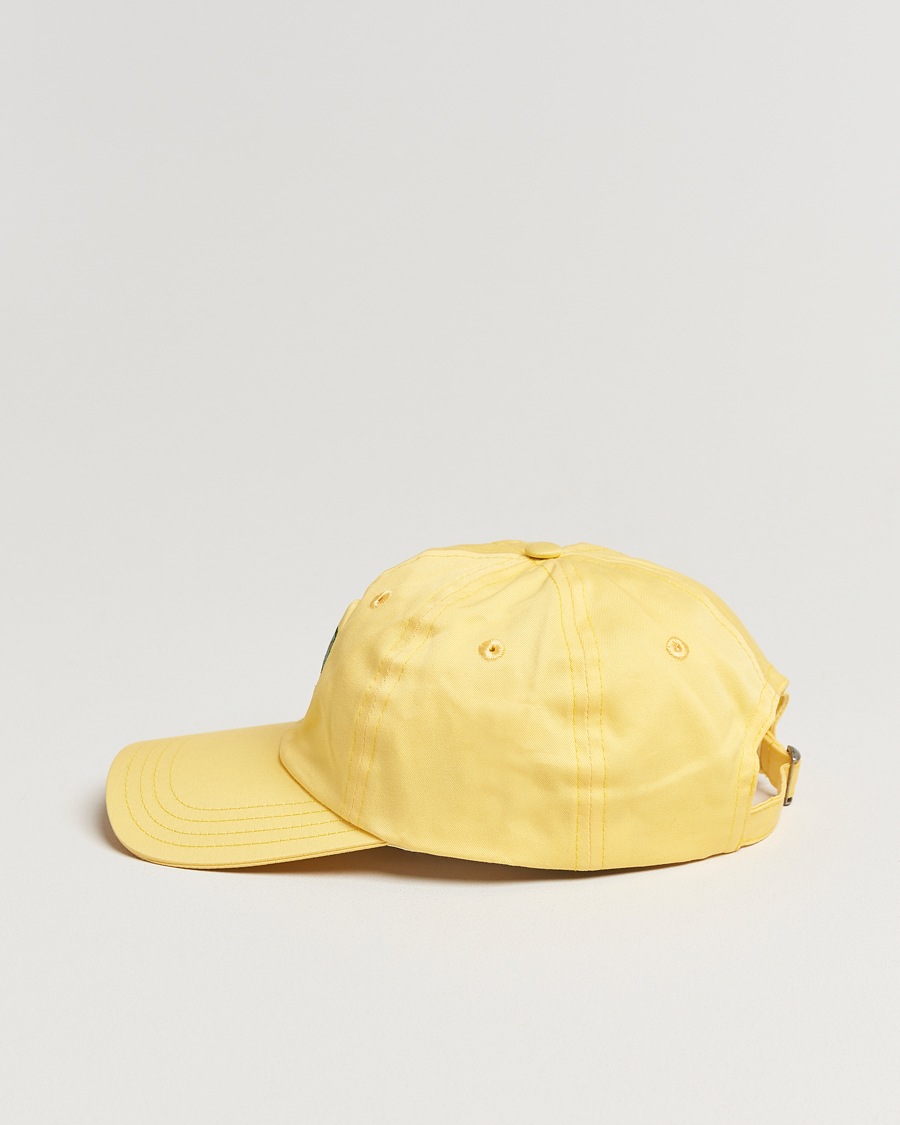 Mies | Drake's Elephant Embroidered Cap Lemon | Drake's | Elephant Embroidered Cap Lemon