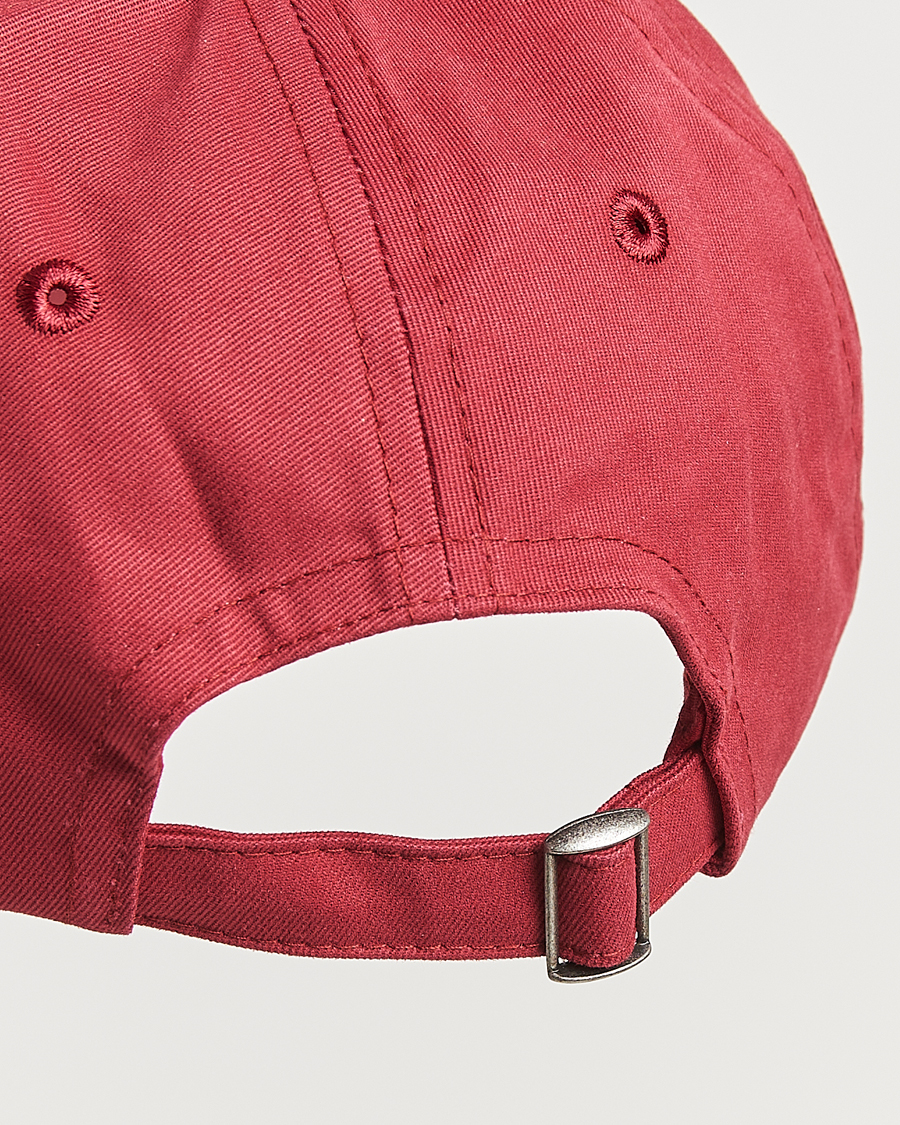 Mies | Drake's Stem Flower Baseball Cap Maroon | Drake's | Stem Flower Baseball Cap Maroon