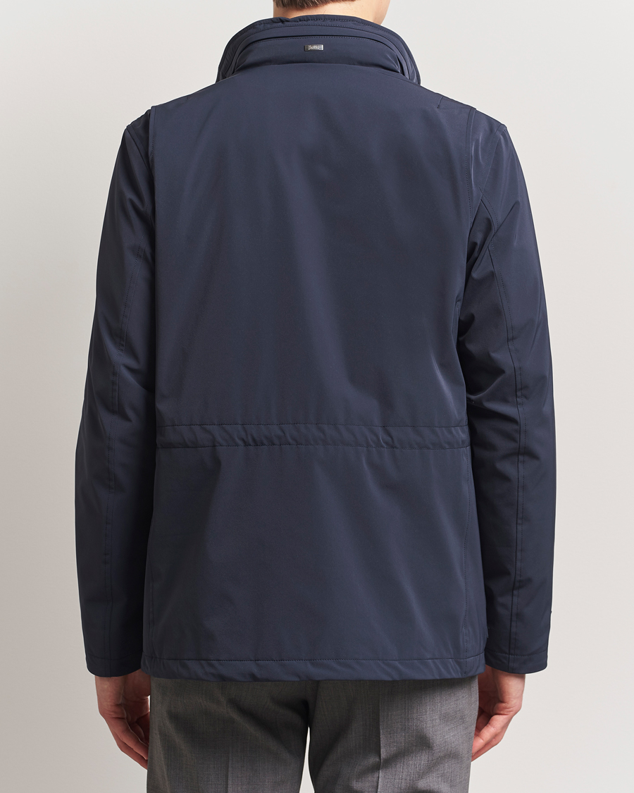 Mies | Takit | Herno | Soft Nylon Field Jacket Navy