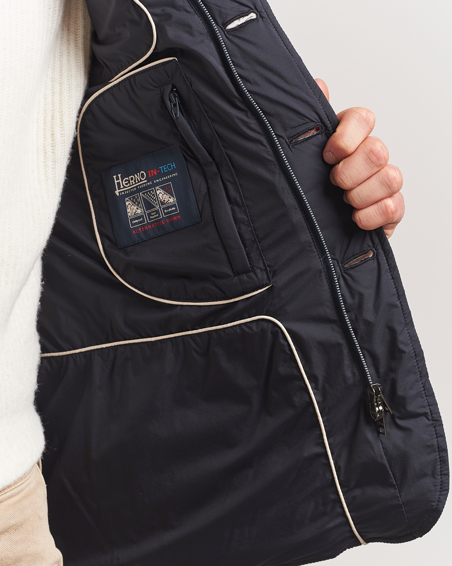 Mies | Takit | Herno | Nuage Matt Nylon Blazer Navy