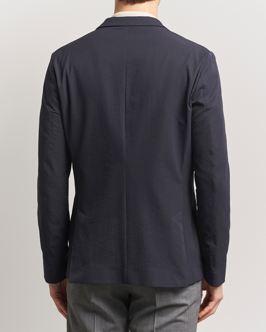 Mies | Pikkutakit | Herno | Seersucker Blazer Navy