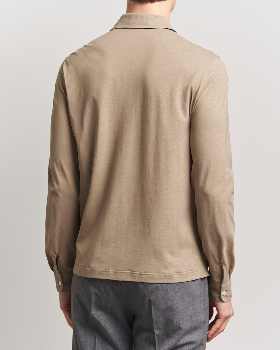 Mies | Kauluspaidat | Herno | Cotton Crepe Shirt Olive