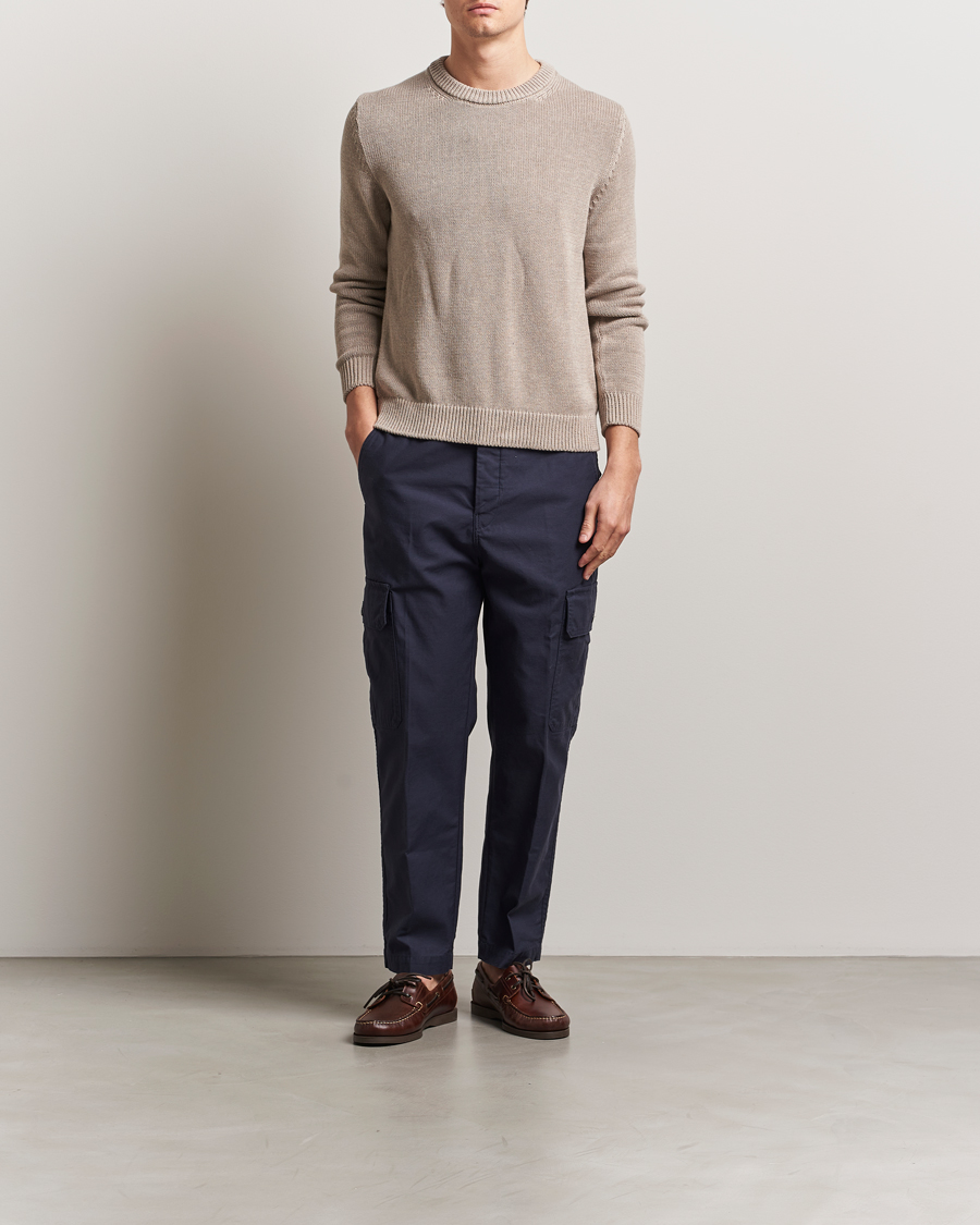 Mies | Housut | Incotex | Regular Fit Cargo Pants Navy