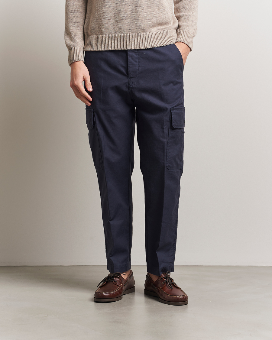 Mies | Housut | Incotex | Regular Fit Cargo Pants Navy