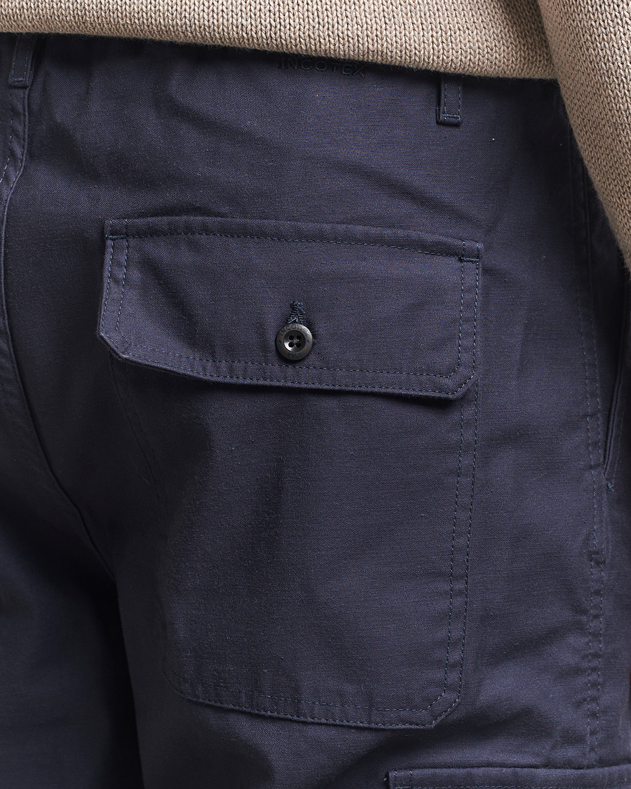 Mies | Housut | Incotex | Regular Fit Cargo Pants Navy
