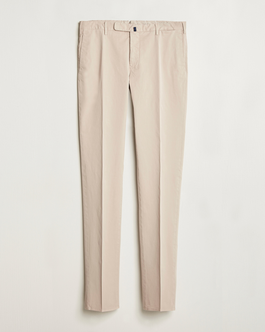 Mies | Housut | Incotex | Slim Fit Comfort Chinos Light Beige