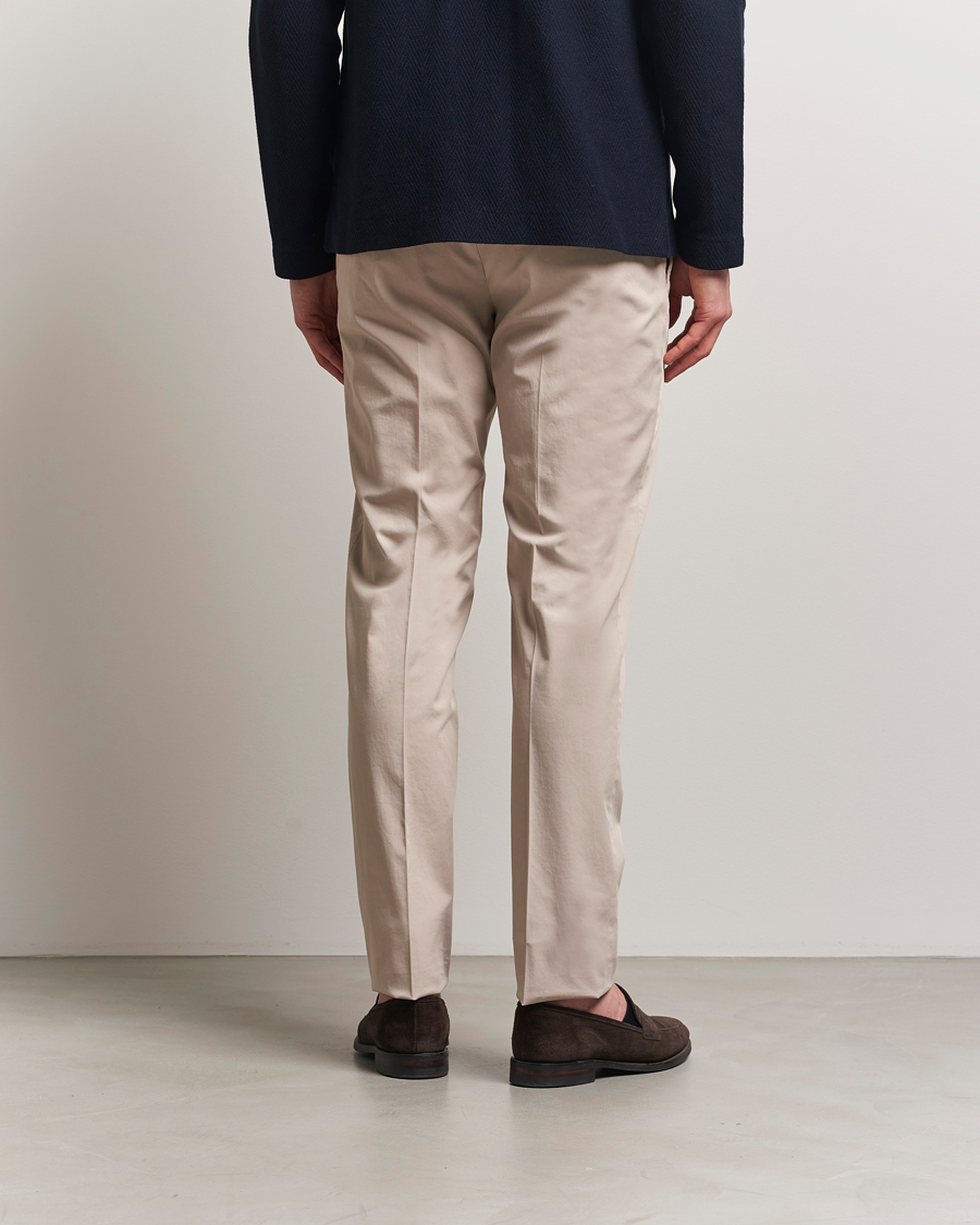 Mies | Housut | Incotex | Slim Fit Comfort Chinos Light Beige