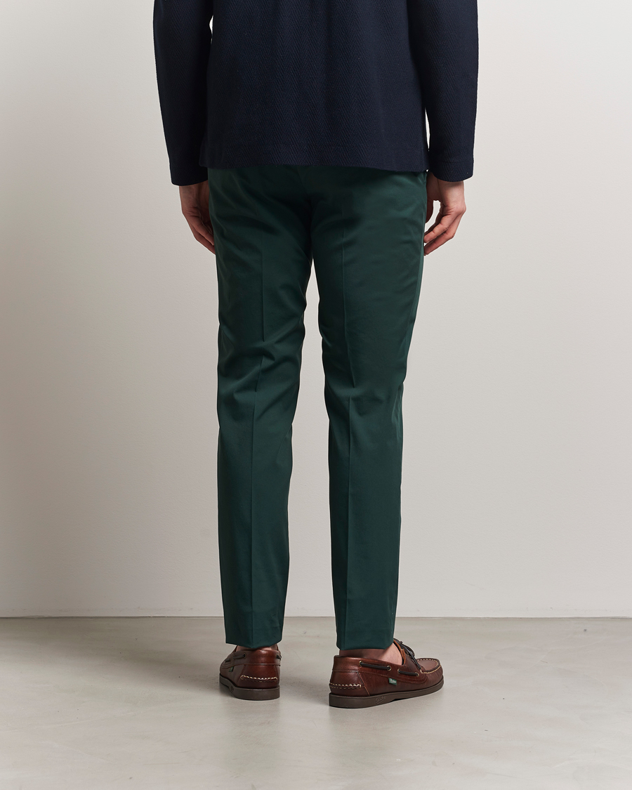 Mies | Housut | Incotex | Slim Fit Comfort Chinos Dark Green