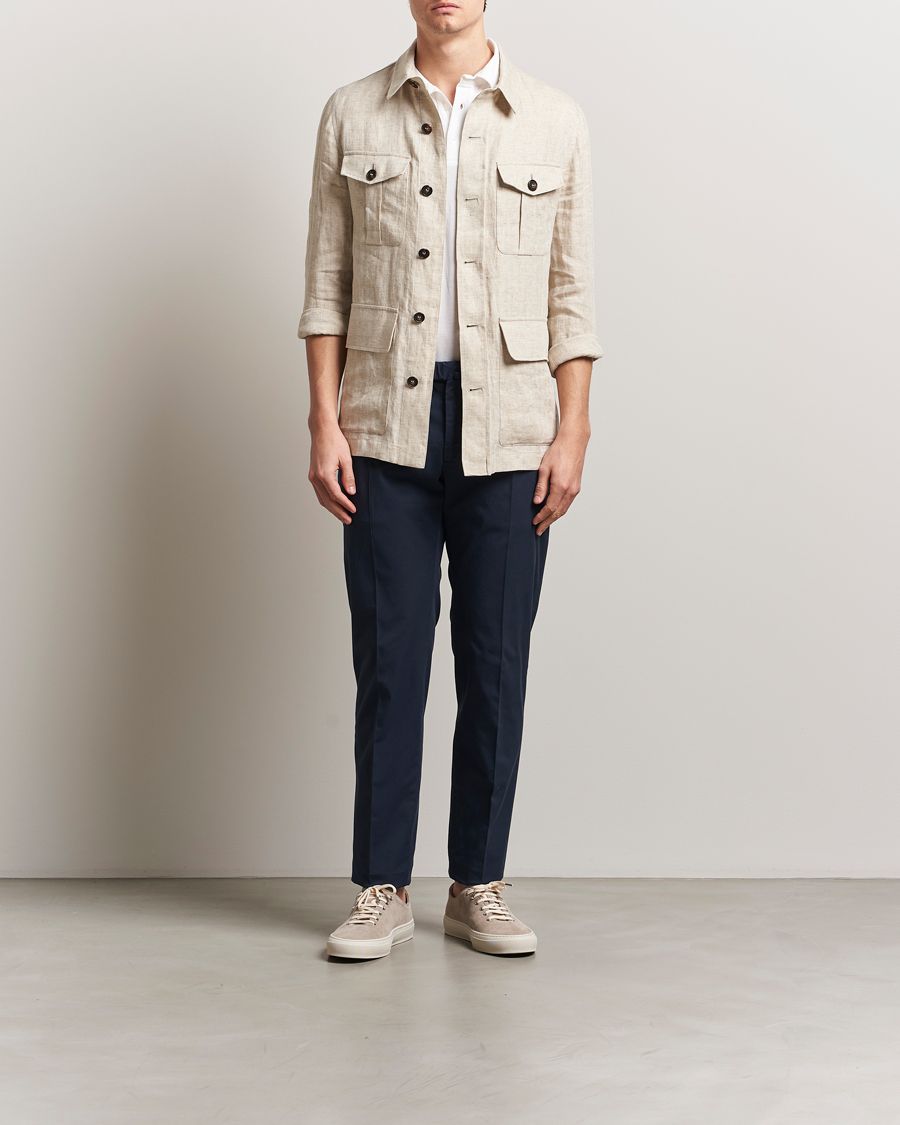 Mies | Housut | Incotex | Slim Fit Comfort Chinos Navy