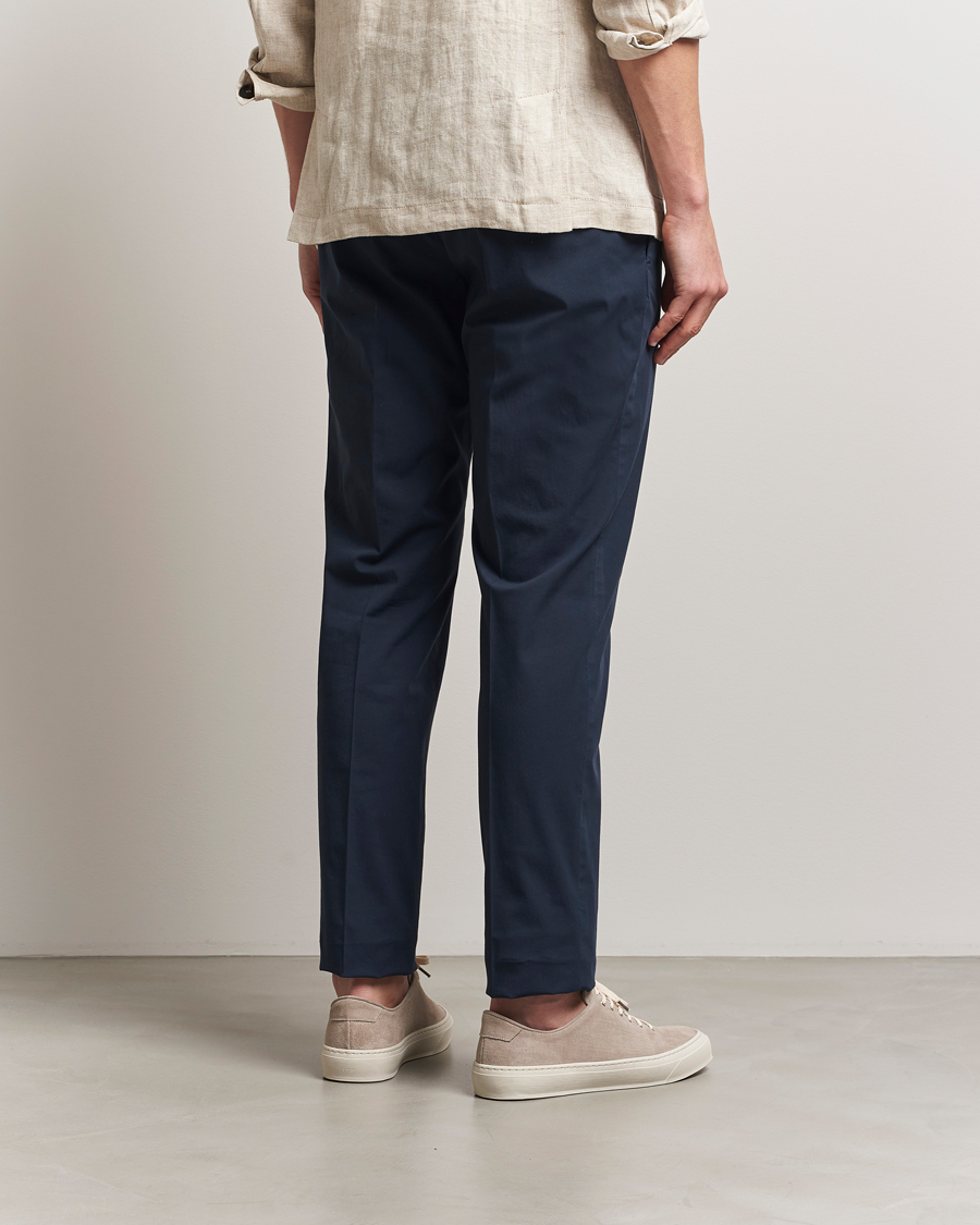 Mies | Housut | Incotex | Slim Fit Comfort Chinos Navy