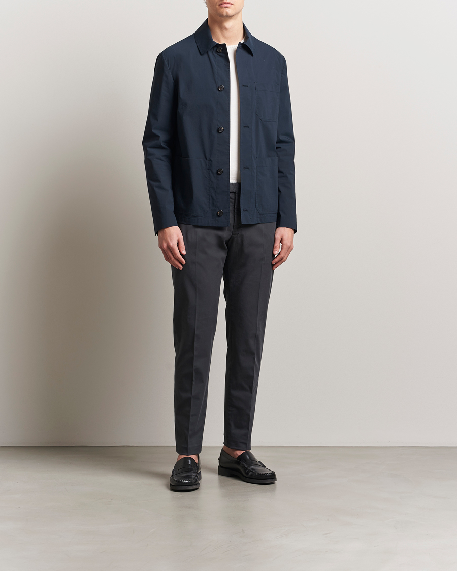 Mies | Housut | Incotex | Slim Fit Comfort Chinos Dark Grey