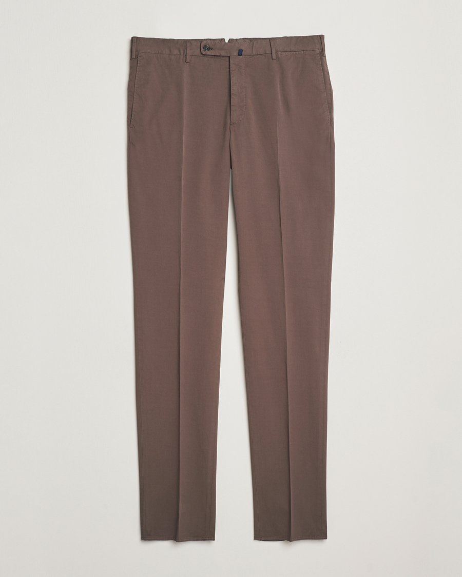 Mies | Housut | Incotex | Regular Fit Comfort Chinos Brown