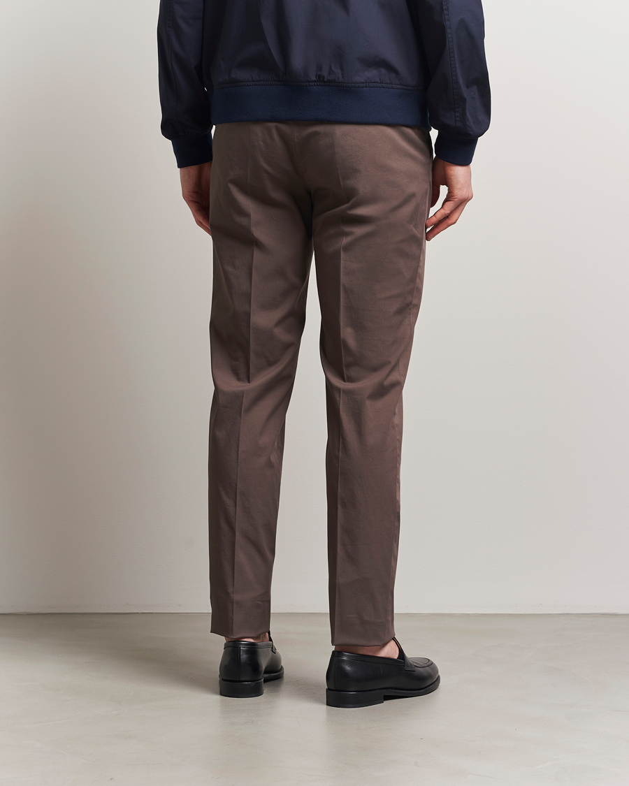 Mies | Housut | Incotex | Regular Fit Comfort Chinos Brown