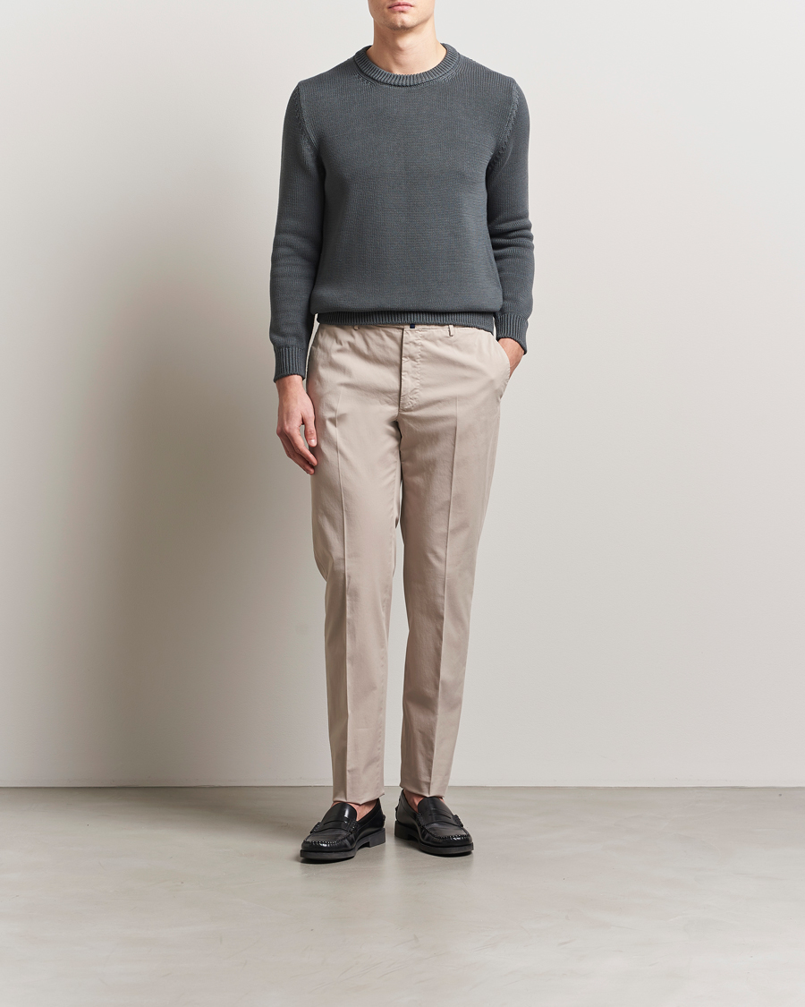 Mies | Housut | Incotex | Regular Fit Comfort Chinos Light Beige