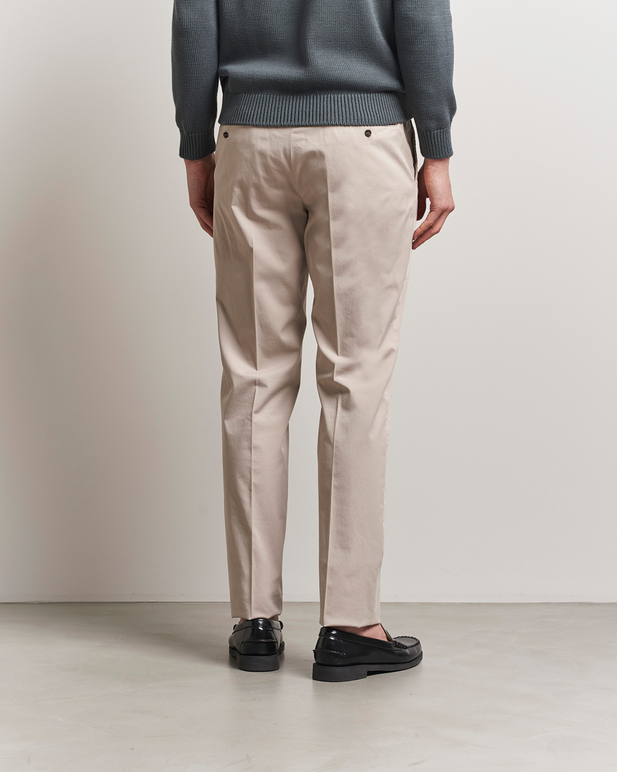 Mies | Housut | Incotex | Regular Fit Comfort Chinos Light Beige