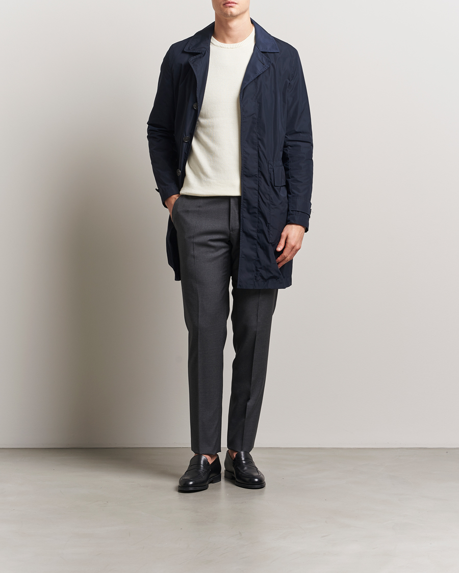 Mies | Housut | Incotex | Slim Fit Super 100s Wool Trousers Medium Grey