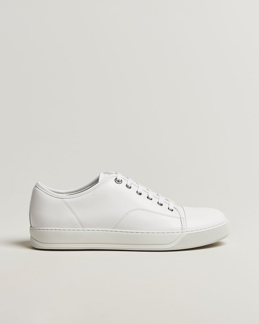 Mies | Lanvin Nappa Cap Toe Sneaker White | Lanvin | Nappa Cap Toe Sneaker White