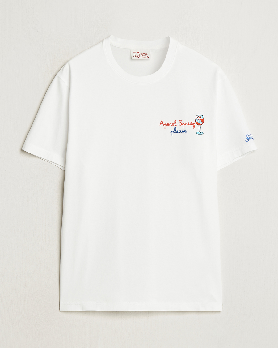 Mies | T-paidat | MC2 Saint Barth | Printed Cotton T-Shirt Spritz Please