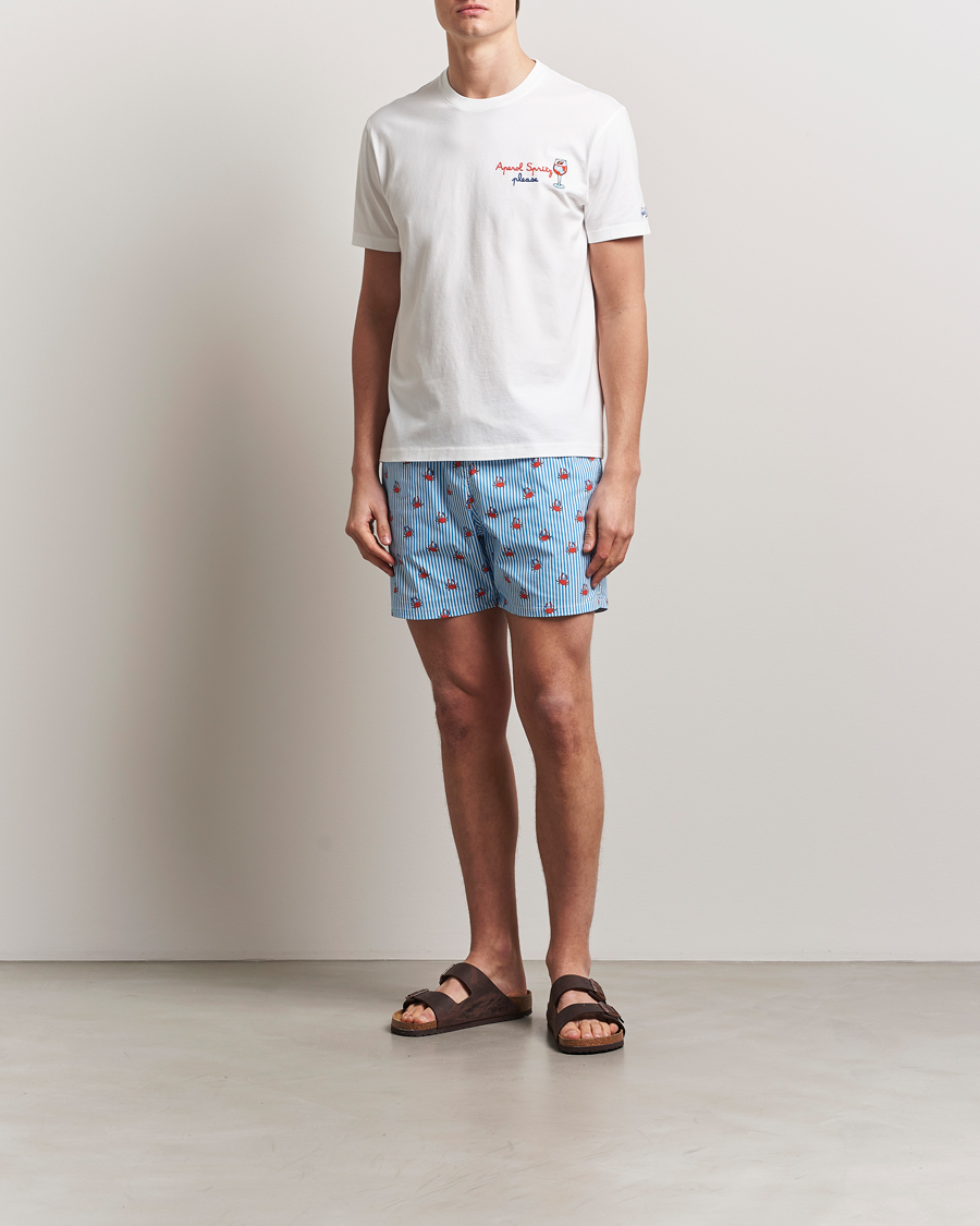 Mies | T-paidat | MC2 Saint Barth | Printed Cotton T-Shirt Spritz Please