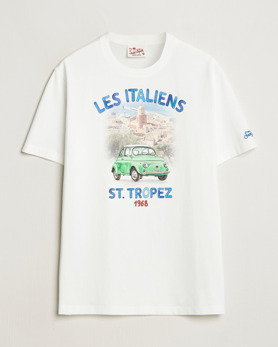 Mies | T-paidat | MC2 Saint Barth | Printed Cotton T-Shirt Italiennes