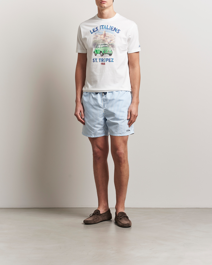 Mies | T-paidat | MC2 Saint Barth | Printed Cotton T-Shirt Italiennes