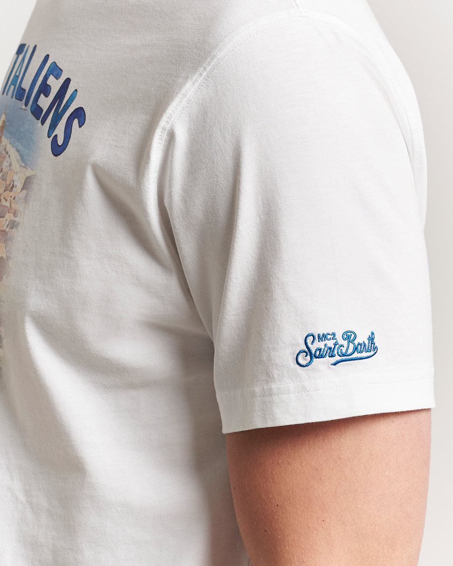 Mies | T-paidat | MC2 Saint Barth | Printed Cotton T-Shirt Italiennes