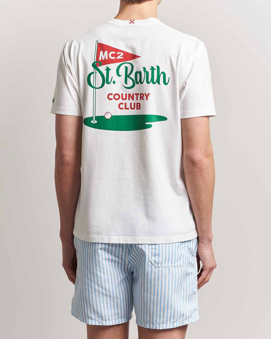 Mies | T-paidat | MC2 Saint Barth | Printed Cotton T-Shirt Country Golf