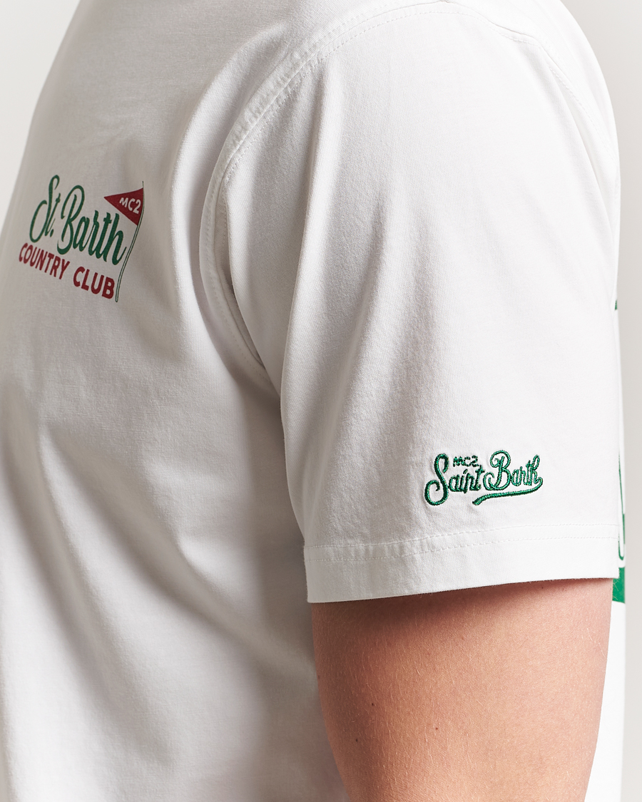 Mies | T-paidat | MC2 Saint Barth | Printed Cotton T-Shirt Country Golf