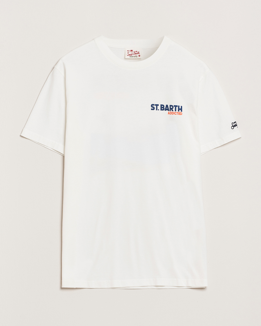Mies | T-paidat | MC2 Saint Barth | Printed Cotton T-Shirt St Barth Addicted
