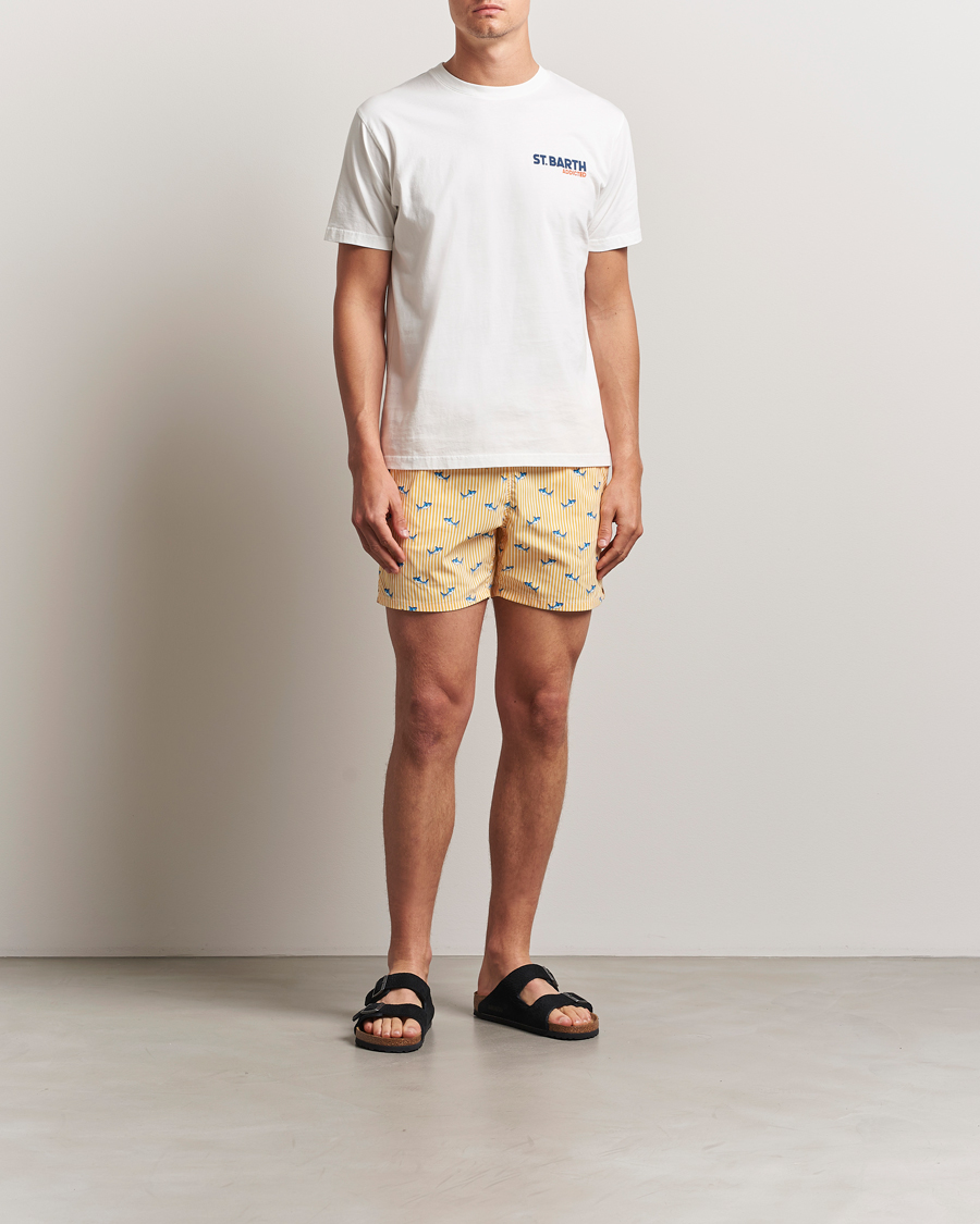 Mies | T-paidat | MC2 Saint Barth | Printed Cotton T-Shirt St Barth Addicted