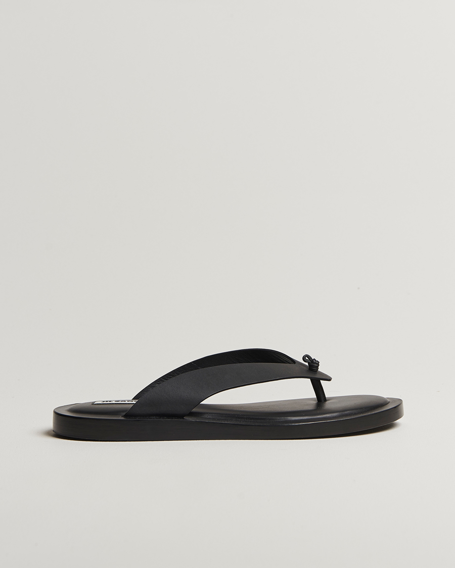 Mies | Jil Sander Leather Sandals Black | Jil Sander | Leather Sandals Black