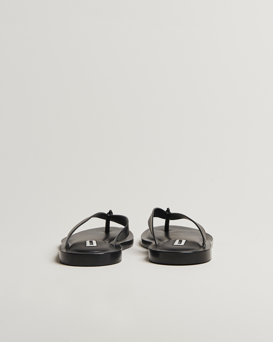 Mies | Jil Sander Leather Sandals Black | Jil Sander | Leather Sandals Black