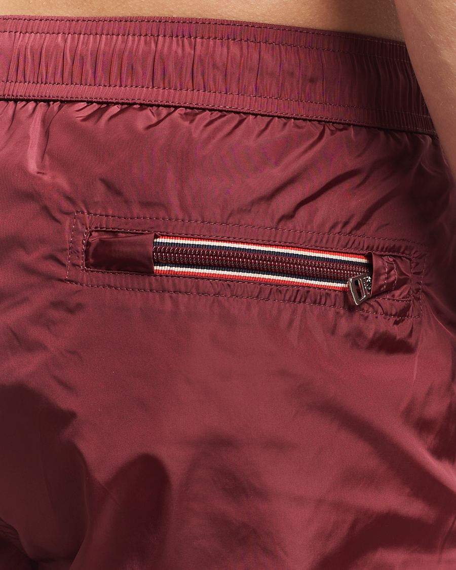 Mies | Uimahousut | Moncler | Nylon Swim Shorts Burgundy