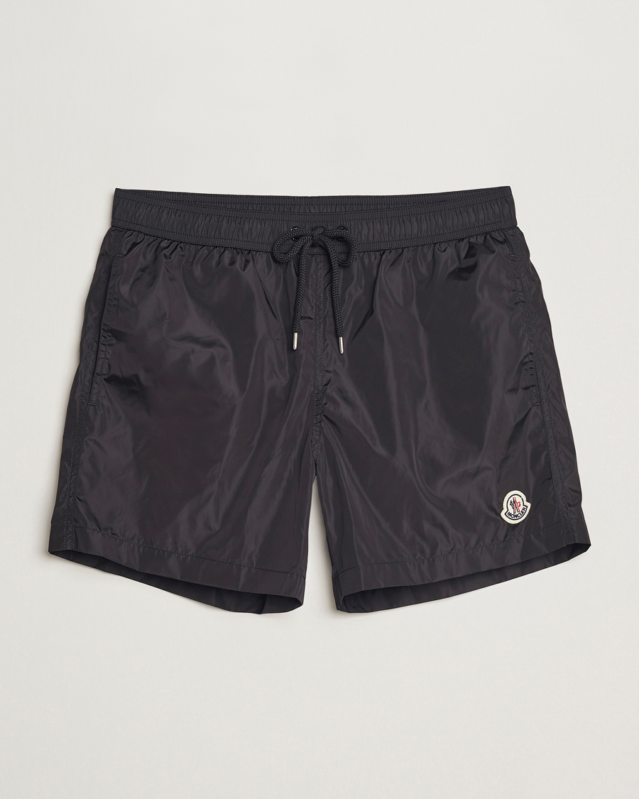 Mies | Uimahousut | Moncler | Nylon Swim Shorts Black