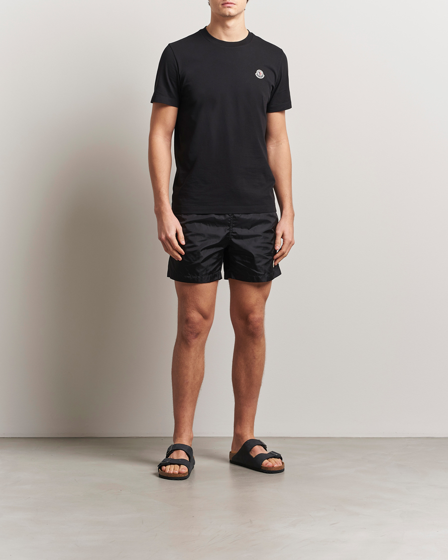 Mies | Uimahousut | Moncler | Nylon Swim Shorts Black