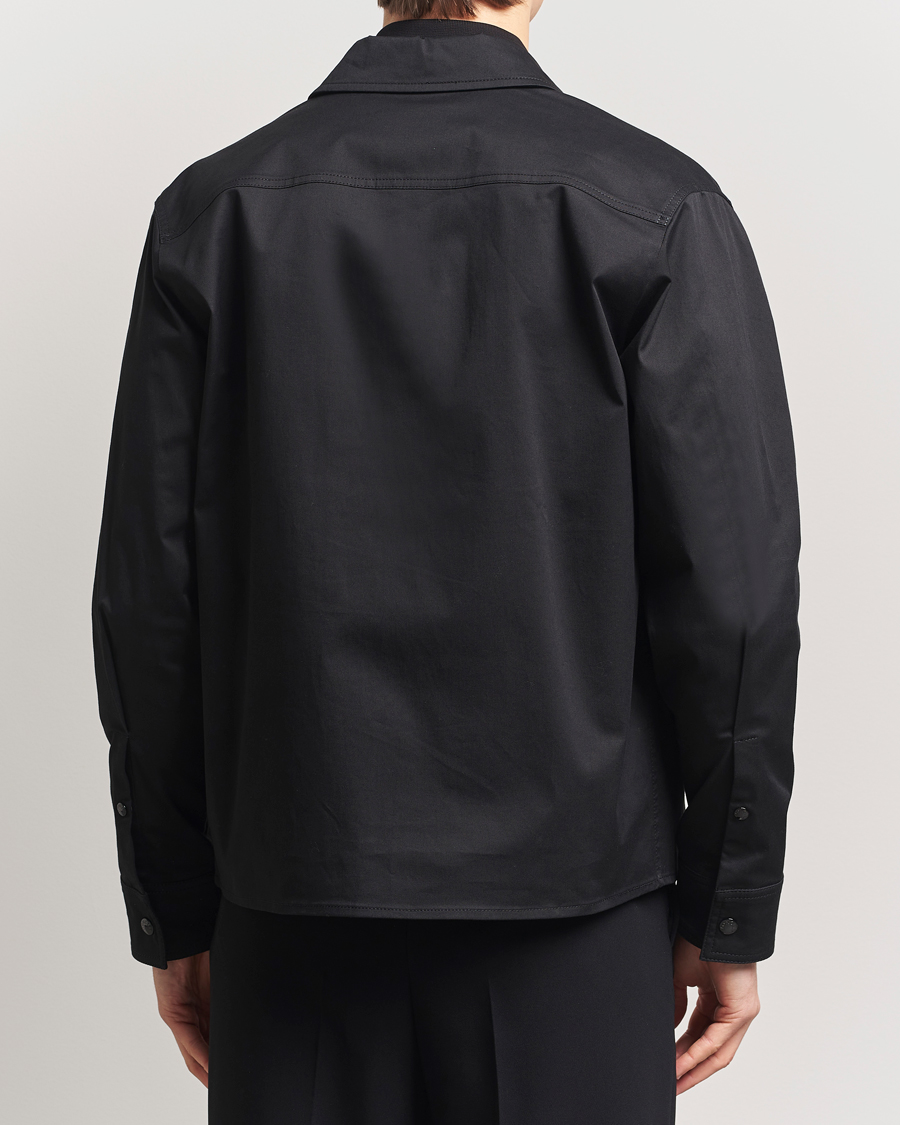 Mies | Kauluspaidat | Moncler | Zip Overshirt Black