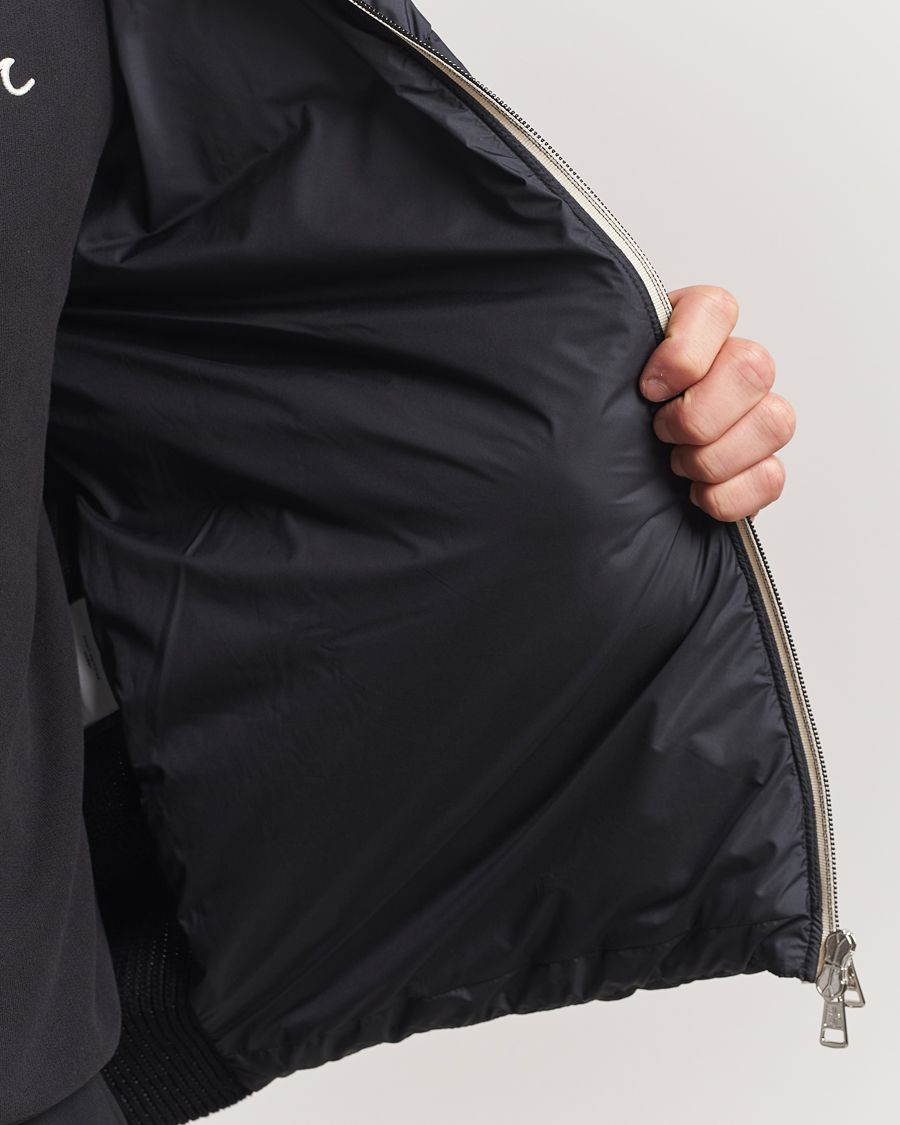 Mies | Puserot | Moncler | Contrast Zip Cardigan Black