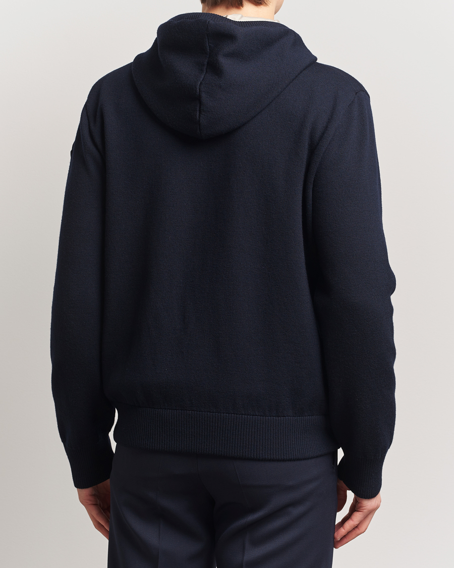 Mies | Puserot | Moncler | Hooded Zip Cardigan Navy