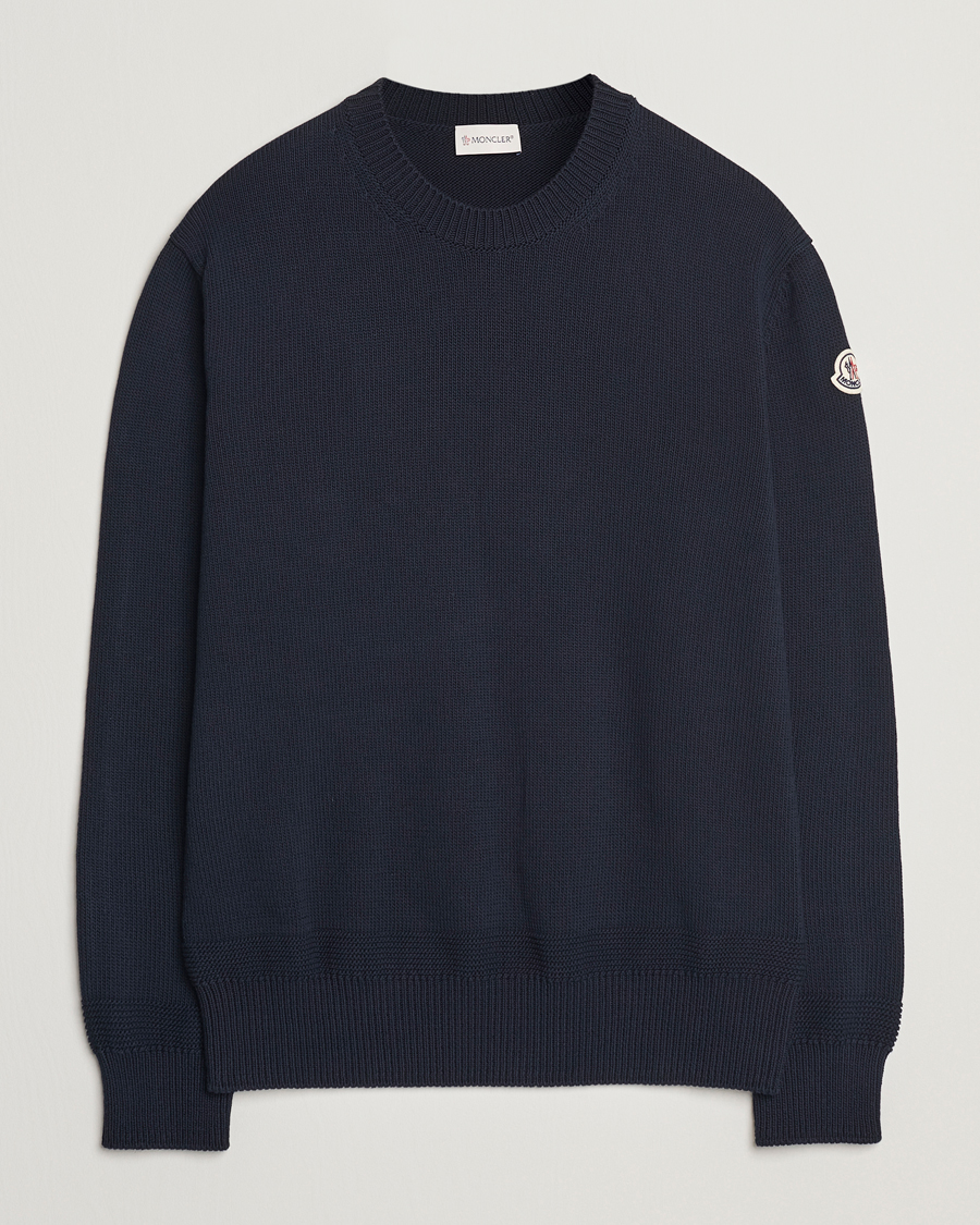Mies | Puserot | Moncler | Crew Neck Sweater Navy