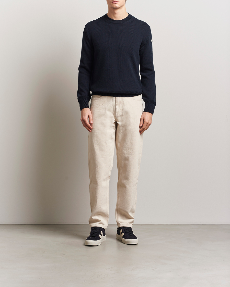 Mies | Puserot | Moncler | Crew Neck Sweater Navy