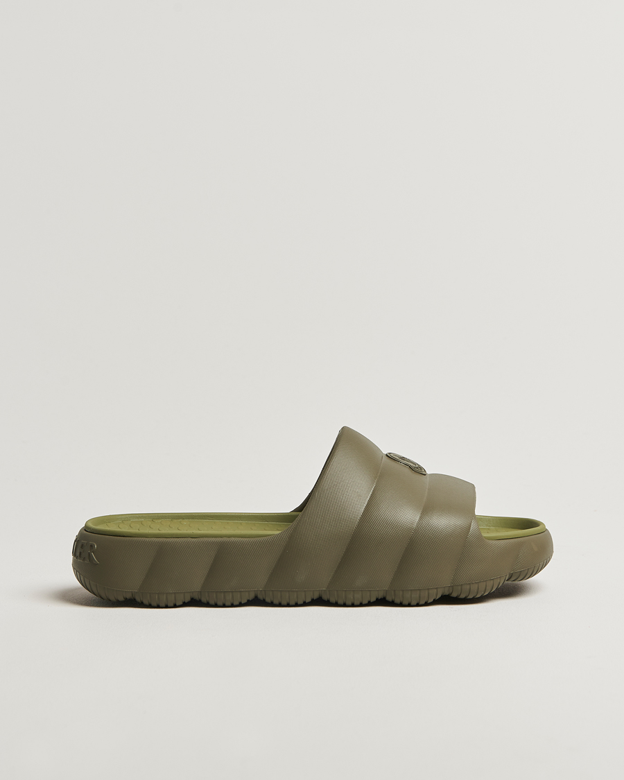 Mies | Moncler Lilo Slides Green | Moncler | Lilo Slides Green