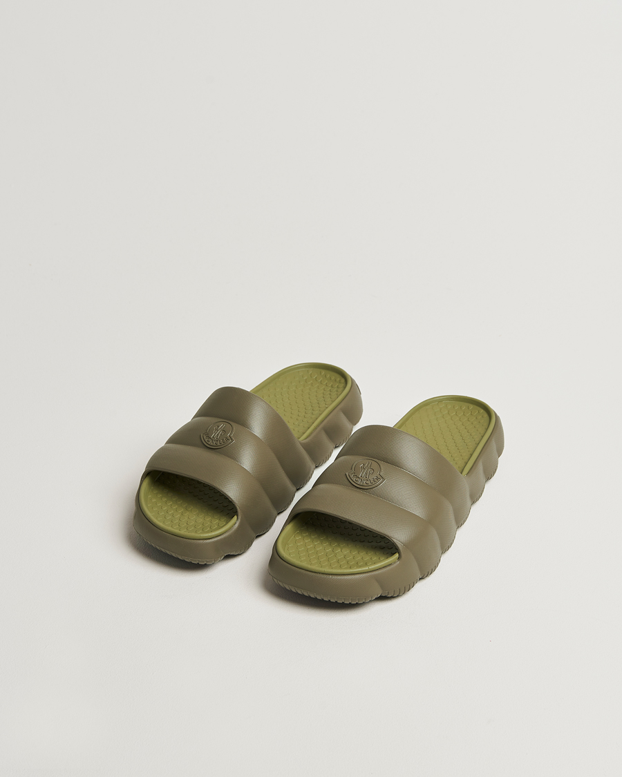 Mies | Moncler Lilo Slides Green | Moncler | Lilo Slides Green