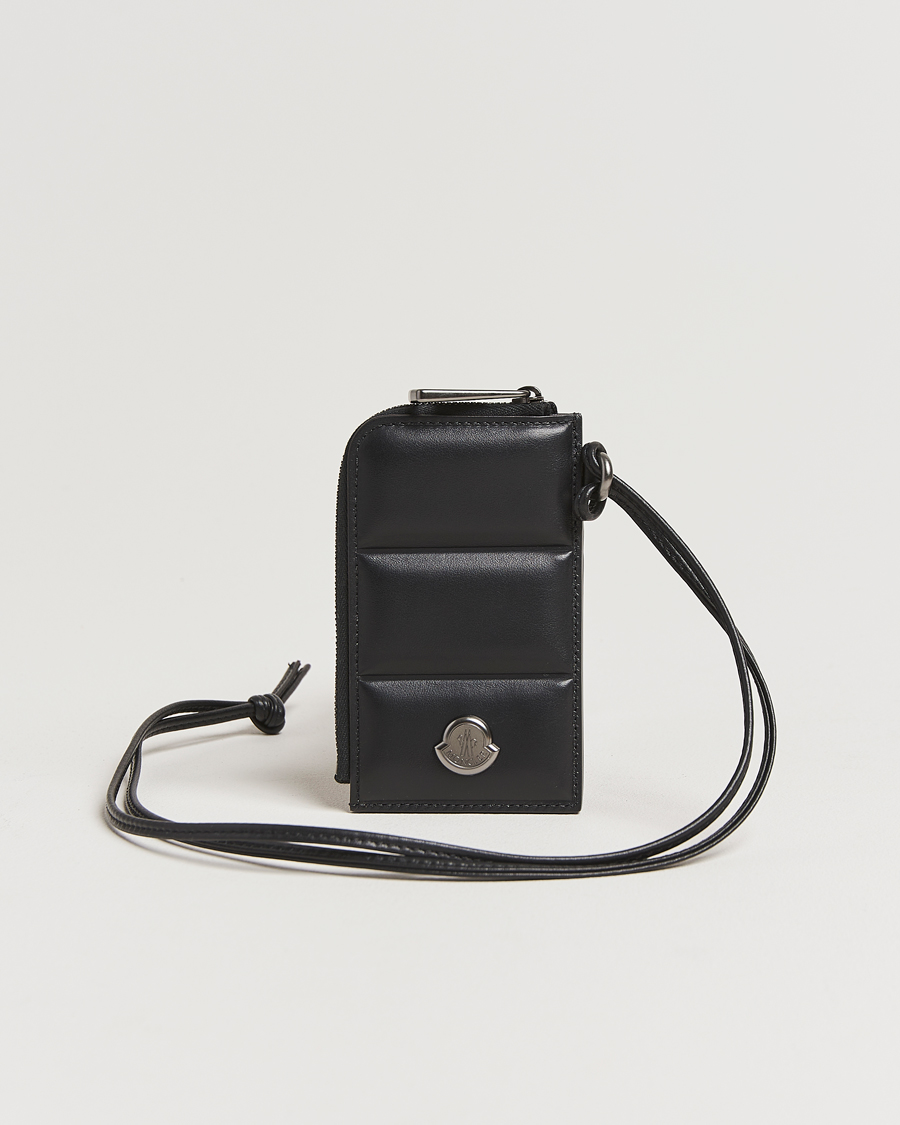 Mies | Moncler Doudoune Card Holder Black | Moncler | Doudoune Card Holder Black