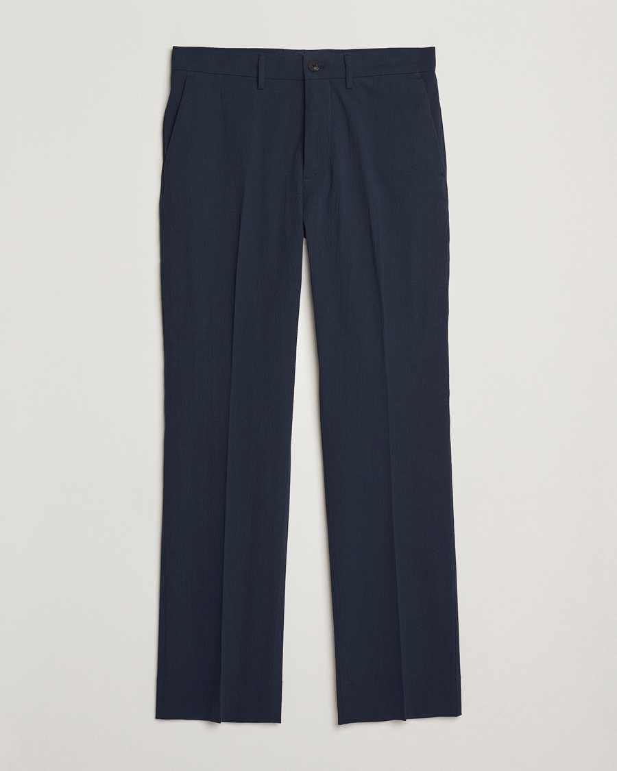 Mies | Housut | J.Lindeberg | Dropper Seersucker Pants Navy