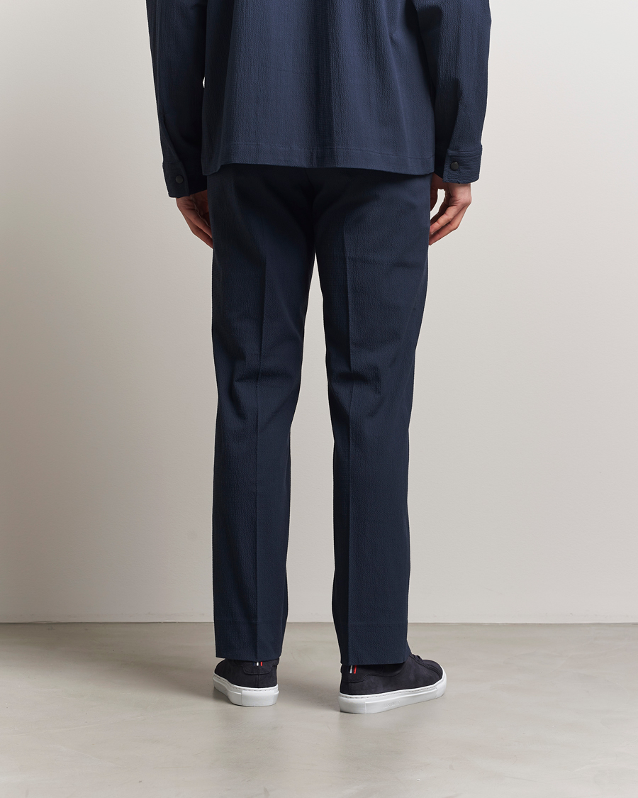 Mies | Housut | J.Lindeberg | Dropper Seersucker Pants Navy