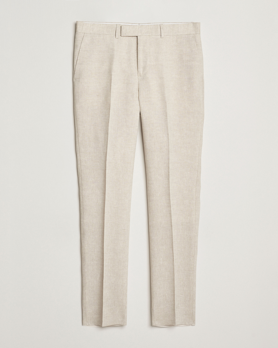 Mies | Housut | J.Lindeberg | Grant Super Linen Pants Moonbeam