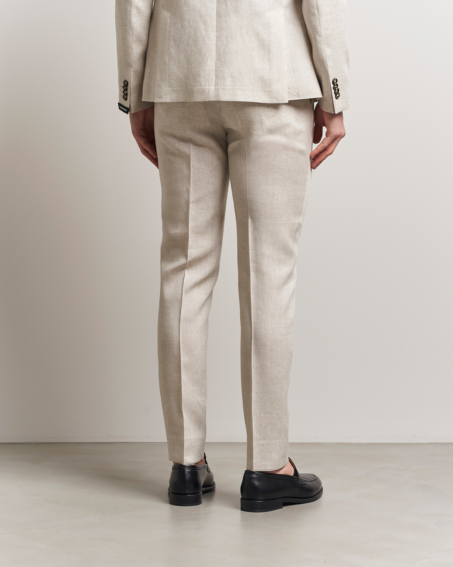 Mies | Housut | J.Lindeberg | Grant Super Linen Pants Moonbeam