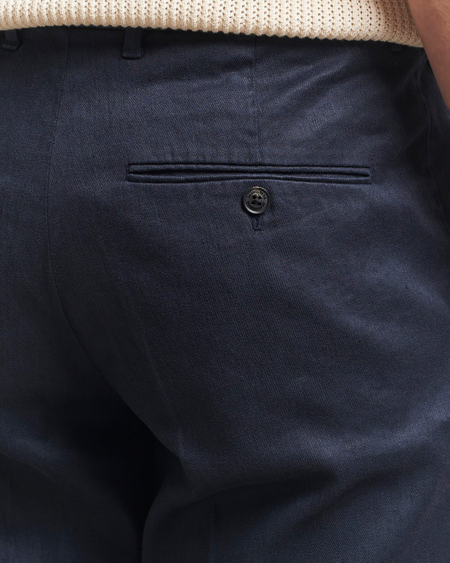 Mies | Housut | J.Lindeberg | Lois Linen Stretch Pants Navy
