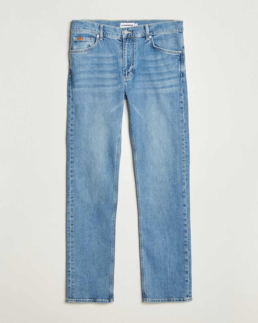 Mies | Housut | J.Lindeberg | Jax Light Wash Slim Jeans Light Blue