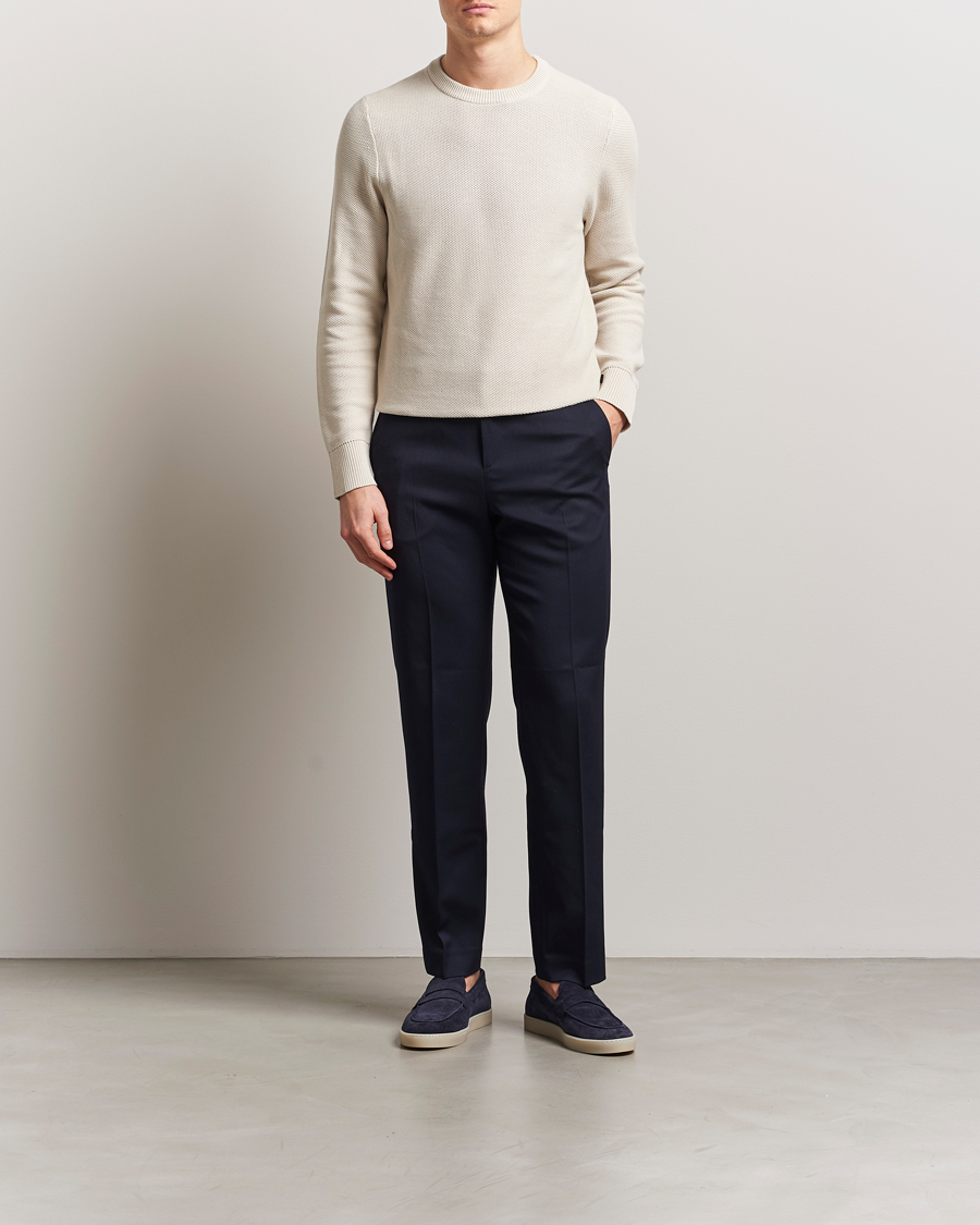 Mies | Puserot | J.Lindeberg | Arthur Organic Cotton Knit Moonbeam
